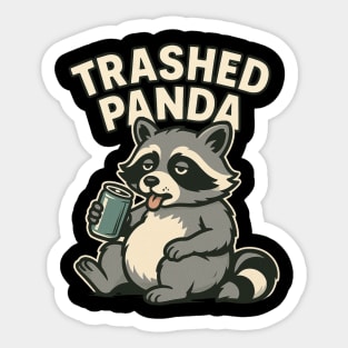 Trashed Panda Mem Sticker